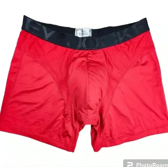 Jockey Other - Jockey Sport Pro Performance Microfiber Briefs Red No fly #8032 Size Large NWOT
